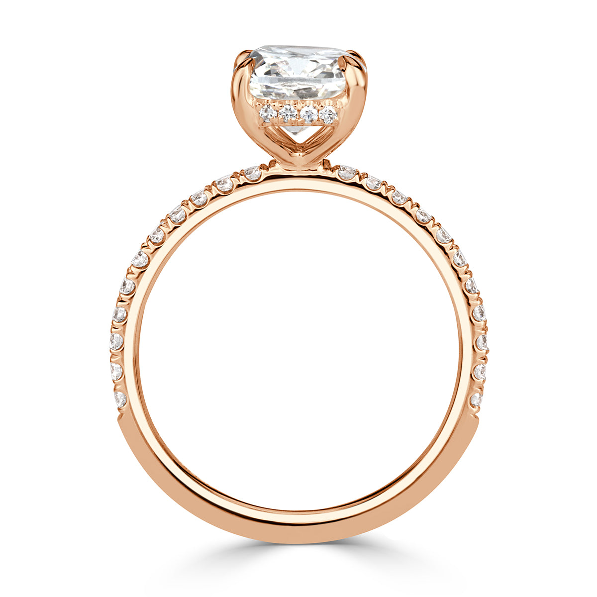 2.37ct Old Mine Cut Diamond Engagement Ring