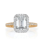 2.61ct Emerald Cut Diamond Engagement Ring
