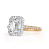 2.61ct Emerald Cut Diamond Engagement Ring