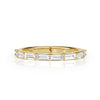 0.65ct Baguette Cut Diamond Wedding Band in 18k Yellow Gold