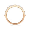 0.65ct Baguette Cut Diamond Wedding Band in 18k Rose Gold
