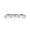 0.65ct Baguette Cut Diamond Wedding Band in Platinum