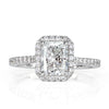 2.11ct Radiant Cut Diamond Engagement Ring