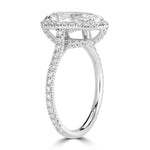 3.19ct Pear Shaped Diamond Engagement Ring
