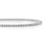 2.18ct Round Brilliant Cut Diamond Tennis Bracelet in 14k White Gold in 7'