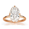 4.03ct Oval Cut Diamond Engagement Ring