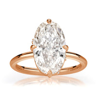 4.03ct Oval Cut Diamond Engagement Ring