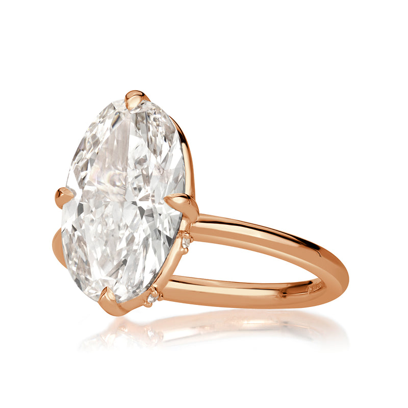 4.03ct Oval Cut Diamond Engagement Ring