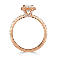 1.65ct Radiant Cut Diamond Engagement Ring