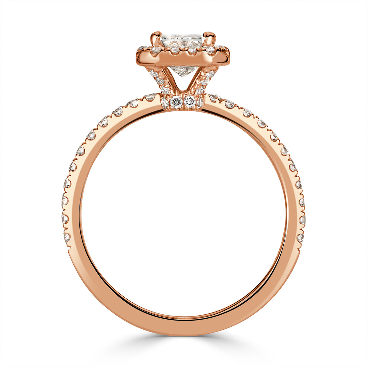 1.65ct Radiant Cut Diamond Engagement Ring