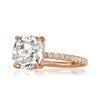 3.61ct Old Mine Cut Diamond Engagement Ring