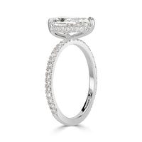 2.16ct Pear Shaped Diamond Engagement Ring