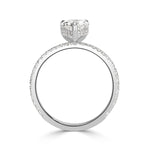 2.16ct Pear Shaped Diamond Engagement Ring
