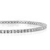 3.04ct Round Brilliant Cut Diamond Tennis Bracelet in 18k White Gold
