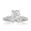 1.89ct Old Mine Cut Diamond Engagement Ring