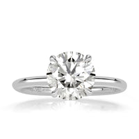 2.32ct Round Brilliant Cut Diamond Engagement Ring