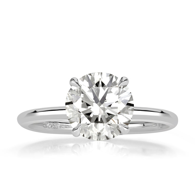2.32ct Round Brilliant Cut Diamond Engagement Ring