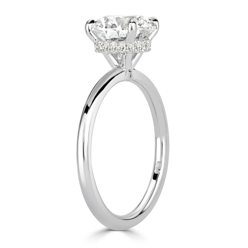 2.32ct Round Brilliant Cut Diamond Engagement Ring