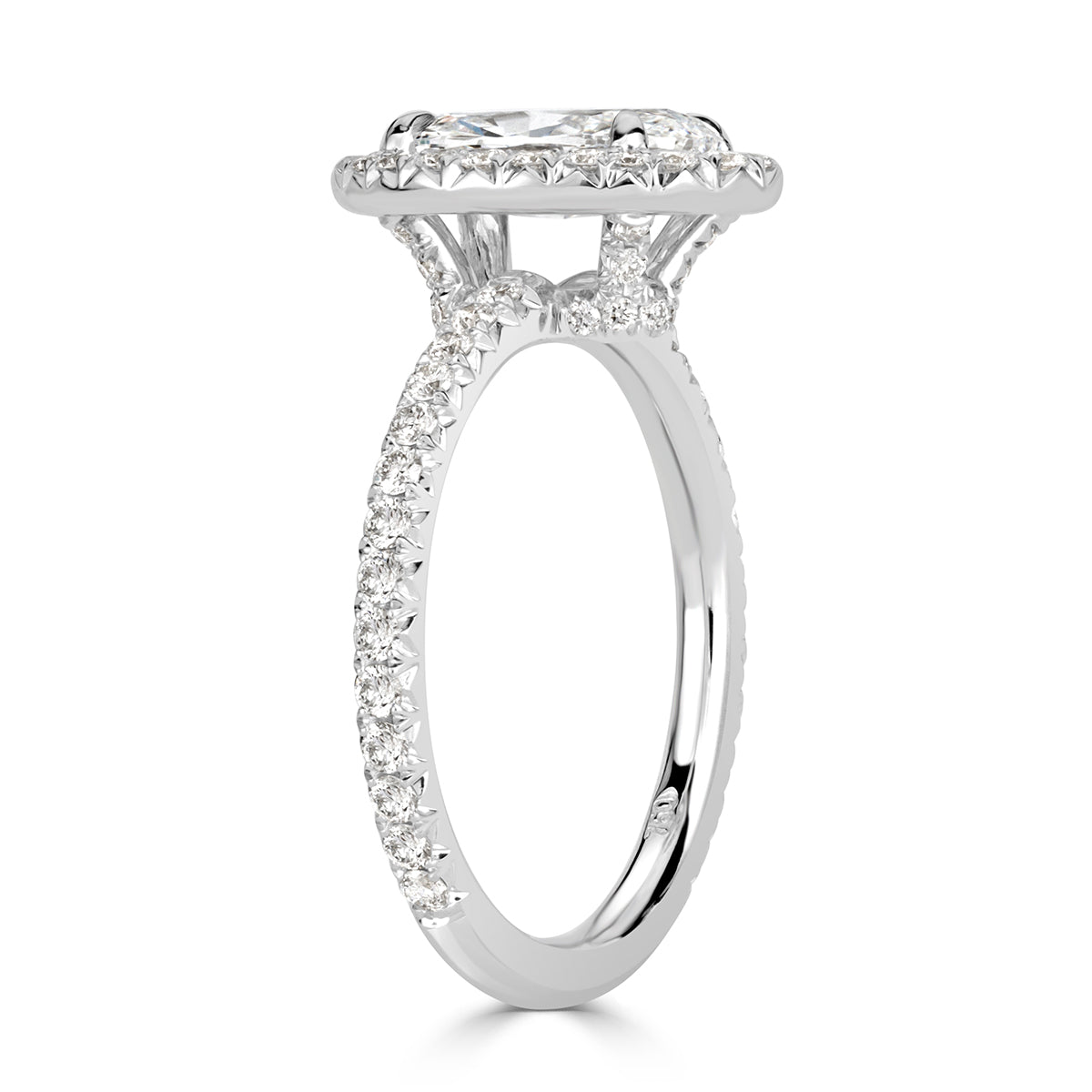 1.78ct Oval Cut Diamond Engagement Ring