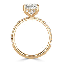 2.95ct Cushion Cut Diamond Engagement Ring