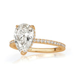 2.35ct Pear Shaped Diamond Engagement Ring