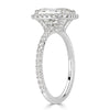 3.19ct Radiant Cut Diamond Engagement Ring