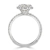 3.19ct Radiant Cut Diamond Engagement Ring
