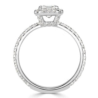 1.69ct Emerald Cut Diamond Engagement Ring