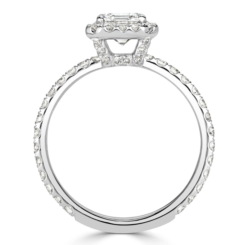 1.69ct Emerald Cut Diamond Engagement Ring