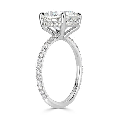 4.50ct Round Brilliant Cut Diamond Engagement Ring