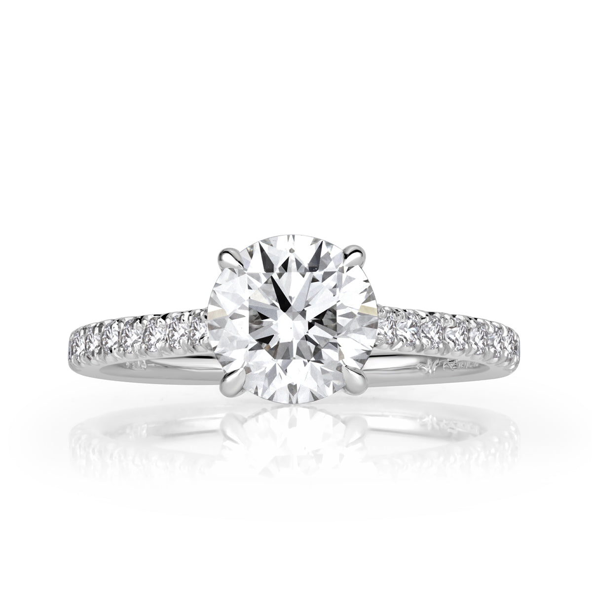 1.77ct Round Brilliant Cut Diamond Engagement Ring
