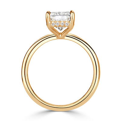 2.60ct Radiant Cut Diamond Engagement Ring