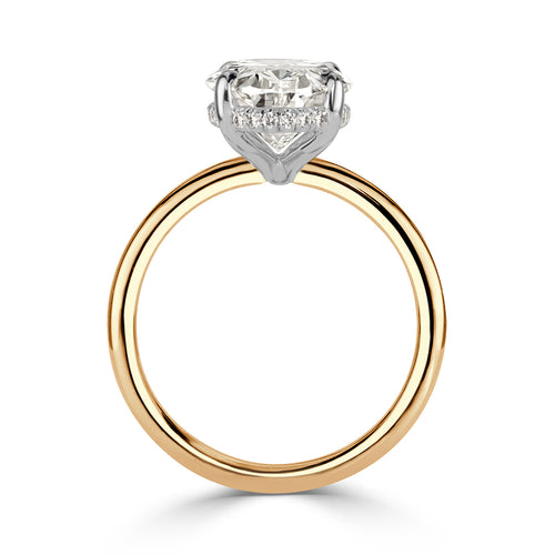4.21ct Oval Cut Diamond Engagement Ring