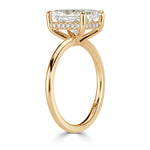 3.87ct Radiant Cut Diamond Engagement Ring