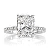 4.39ct Radiant Cut Diamond Engagement Ring