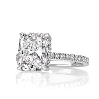 4.39ct Radiant Cut Diamond Engagement Ring