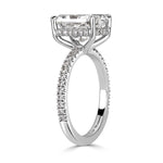 4.39ct Radiant Cut Diamond Engagement Ring