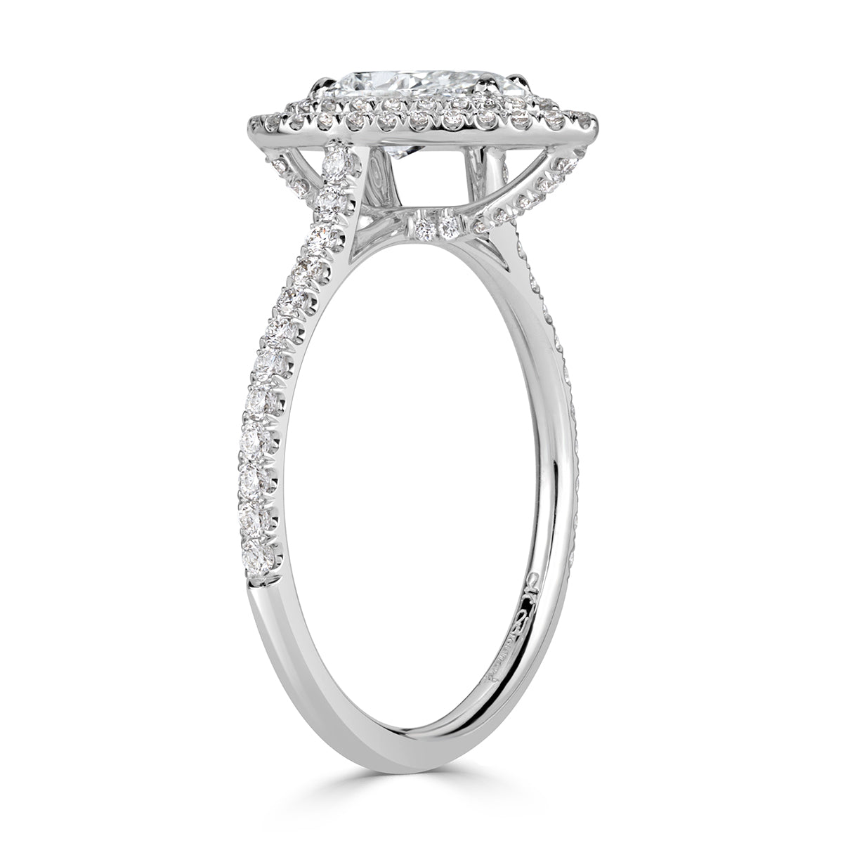 1.50ct Pear Shaped Diamond Engagement Ring