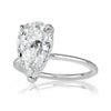 4.20ct Pear Shaped Diamond Engagement Ring