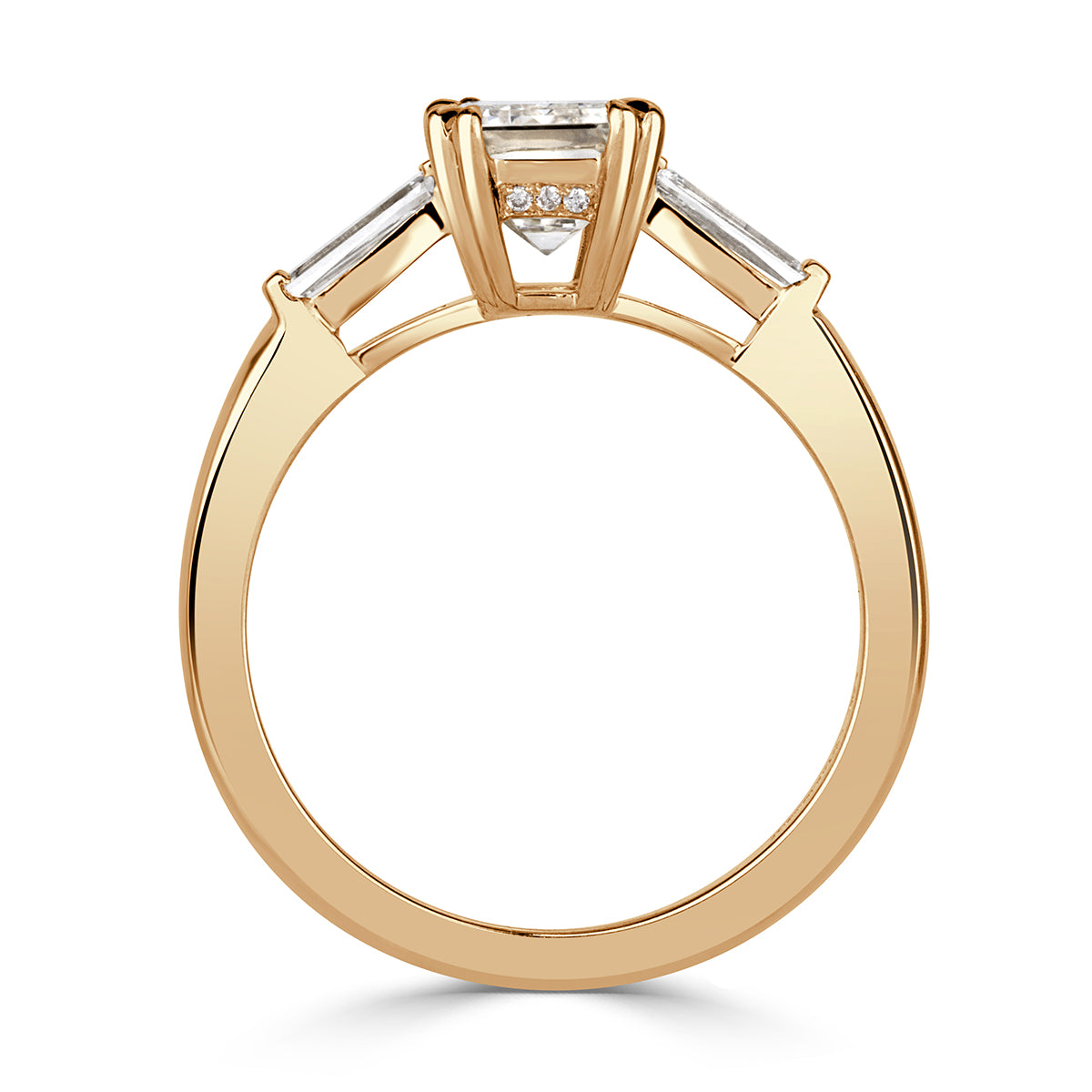 2.29ct Emerald Cut Diamond Engagement Ring
