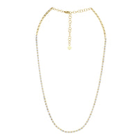 2.34ct Baguette Cut Diamond Necklace in 14k Yellow Gold