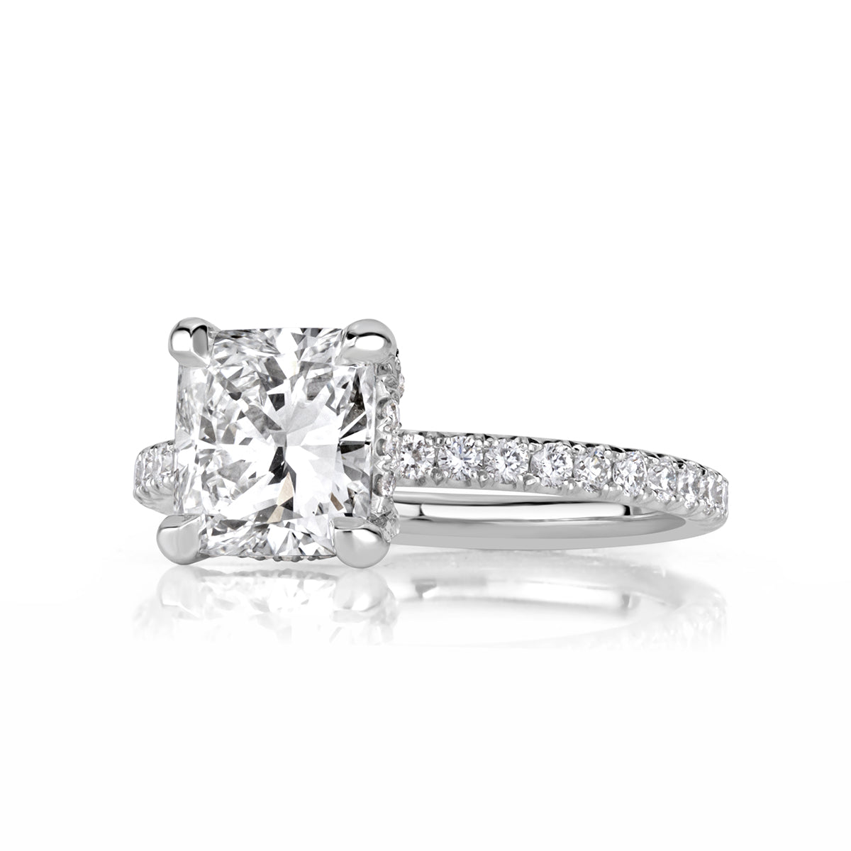 2.50ct Cushion Cut Diamond Engagement Ring