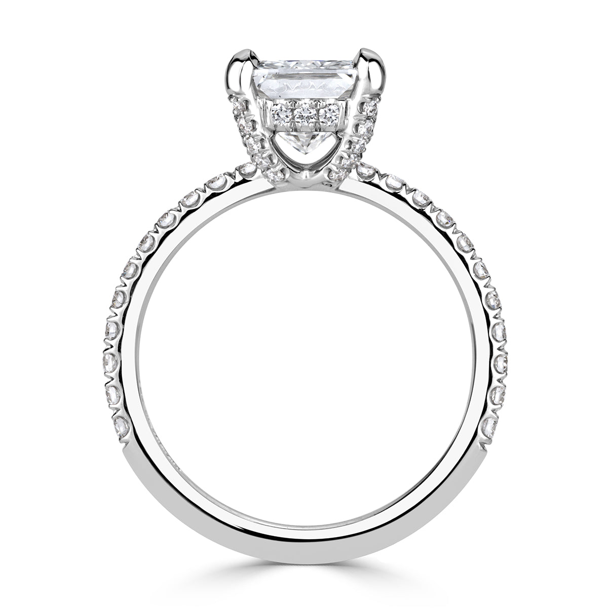 2.50ct Cushion Cut Diamond Engagement Ring