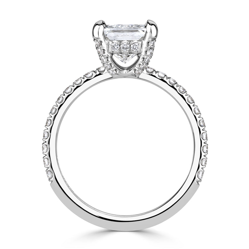 2.50ct Cushion Cut Diamond Engagement Ring