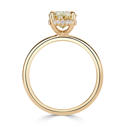 2.19ct Oval Cut Diamond Engagement Ring