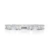 1.25ct Baguette and Round Brilliant Cut Diamond Wedding Band in Platinum