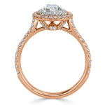 1.66ct Pear Shaped Diamond Engagement Ring