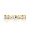 2.50ct Emerald Cut Diamond Eternity Band in 18k Yellow Gold