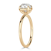 1.52ct Old Mine Cut Diamond Engagement Ring