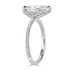 2.93ct Pear Shaped Center Diamond Engagement Ring